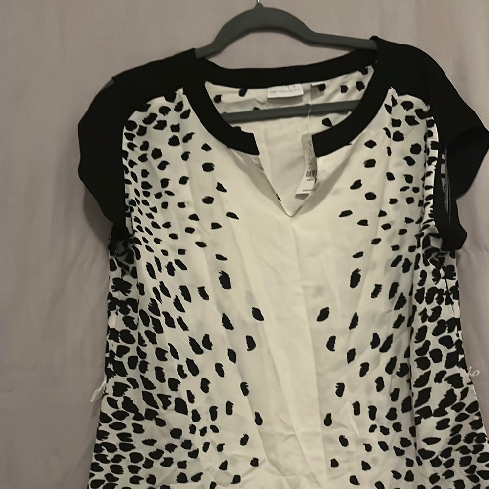 Black and White Women's Top